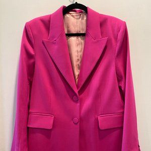LIKE NEW & Other Stories Single Breasted Blazer in Hot Pink, Size 6